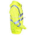 Men's Hi Vis Full Zip Lined Sweatshirt